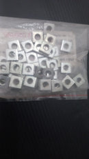 ARRUELA QUADRADA M3*6*1 FE NI 100PC